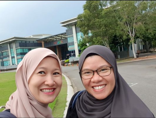 Fea and Izzati at Magic Cyberjaya