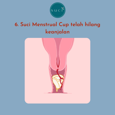 suci menstrual cup telah hilang keanjalan