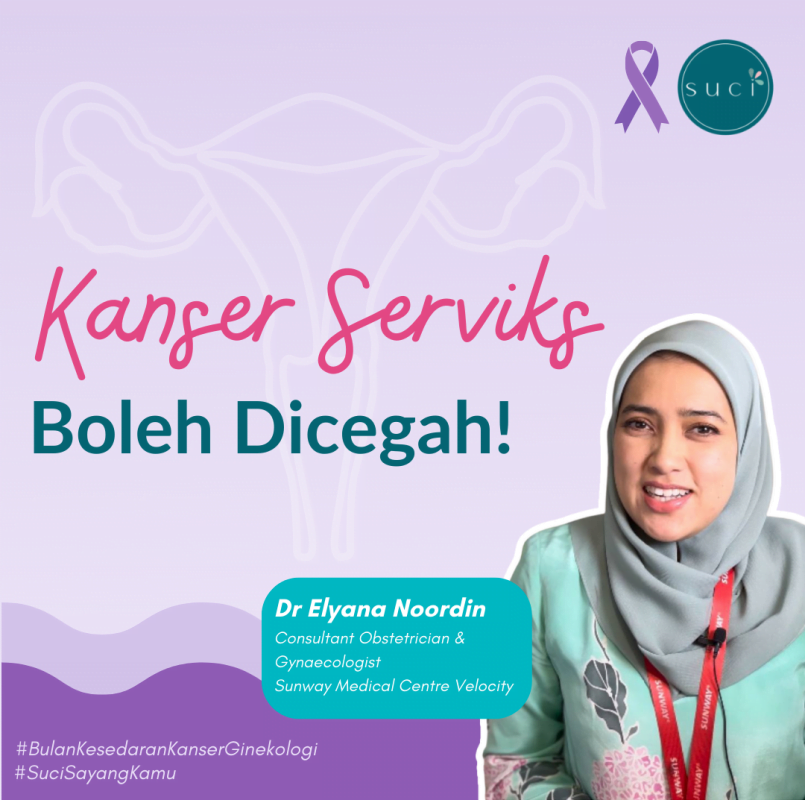 kanser serviks boleh dicegah tips dari suci menstrual cup