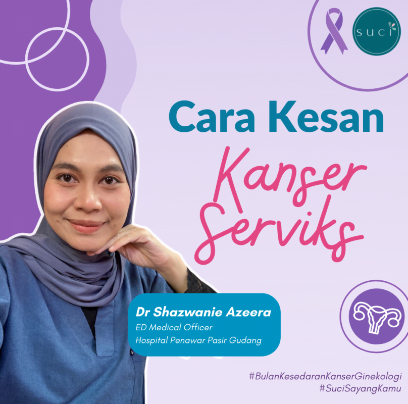 cara kesan kanser serviks bulan kesedaran kanser ginekologi kanser servik suci menstrual cup