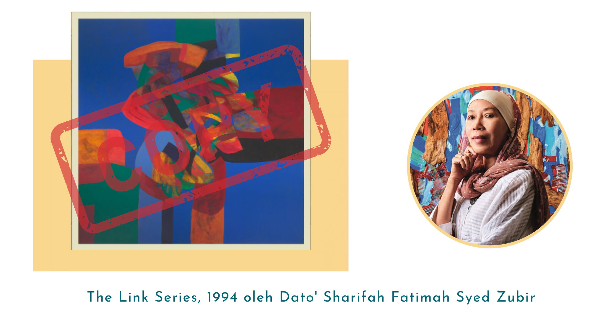 Lukisan Terkenal Malaysia: Keindahan Wanita Dalam Seni The Link Series, 1994 oleh Dato' Sharifah Fatimah Syed Zubir