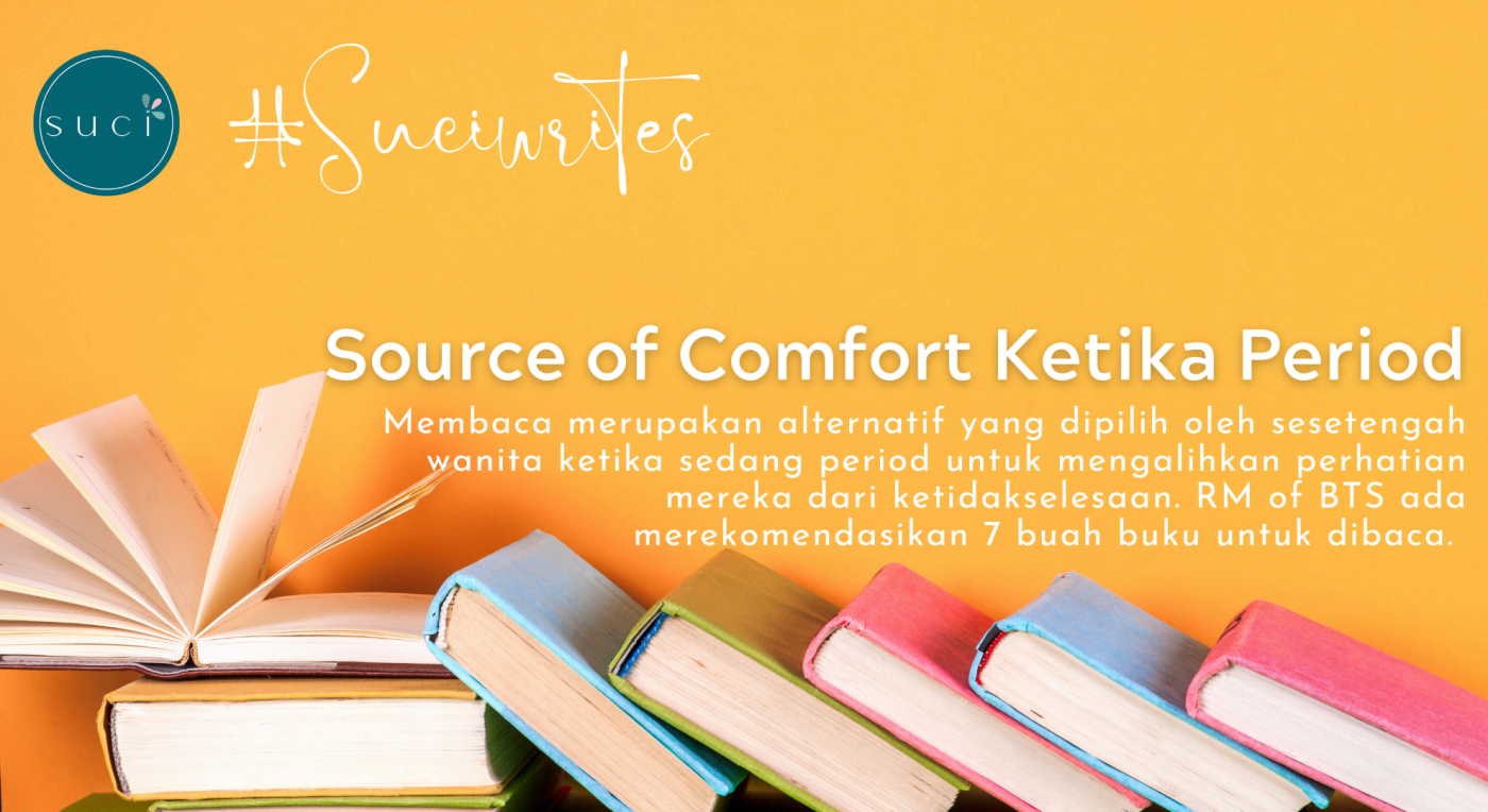 membaca sebagai source of comfort ketika period rekomendasi buku oleh RM of BTS