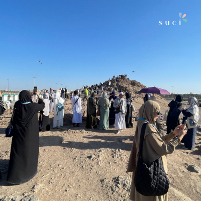 umrah4ladies x suci cup ziarah to bukit uhud jabal al-rumah and jabal ainain archers hills