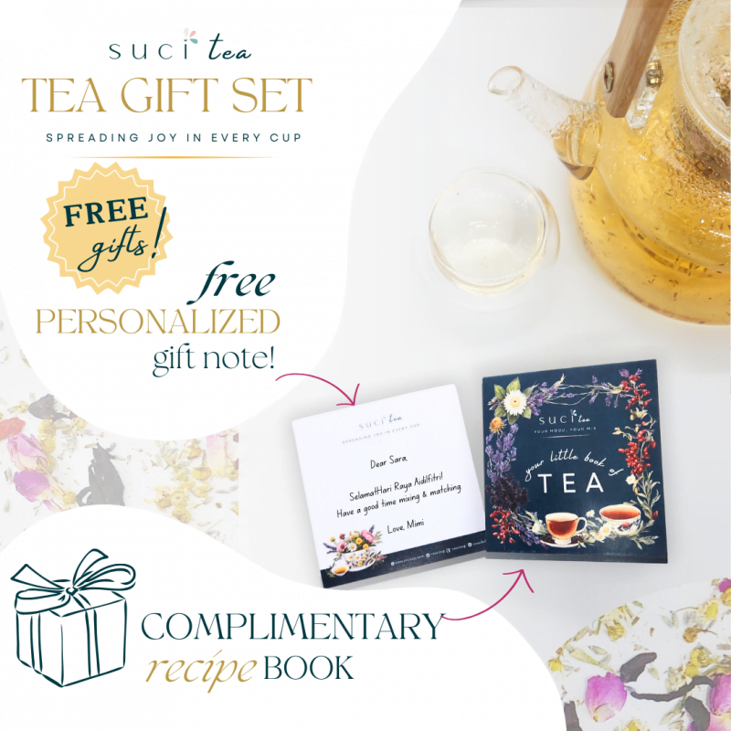 SUCI TEA GIFT SET RAYA EID GIFTING HADIAH RAYA AIDILFITRI hari ibu gift present suci menstrual cup