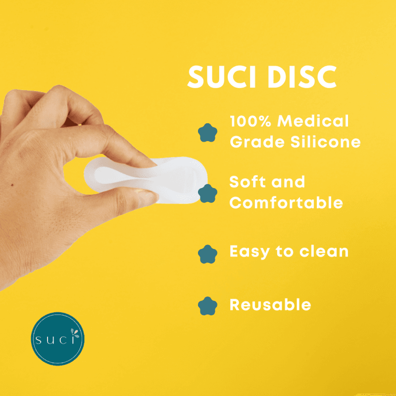 suci menstrual disc period care menstrual cup suci cup suci disc malaysia reusable pad tampon tuala wanita period haid comfort 12 hours protection leak tak bocor tak gatal