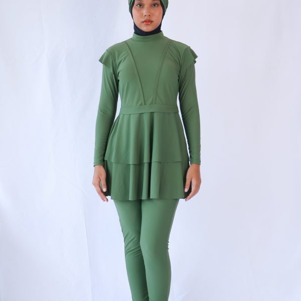 Modernly Modest Dayang Peplum Muslimah Swimwear Set suci cup