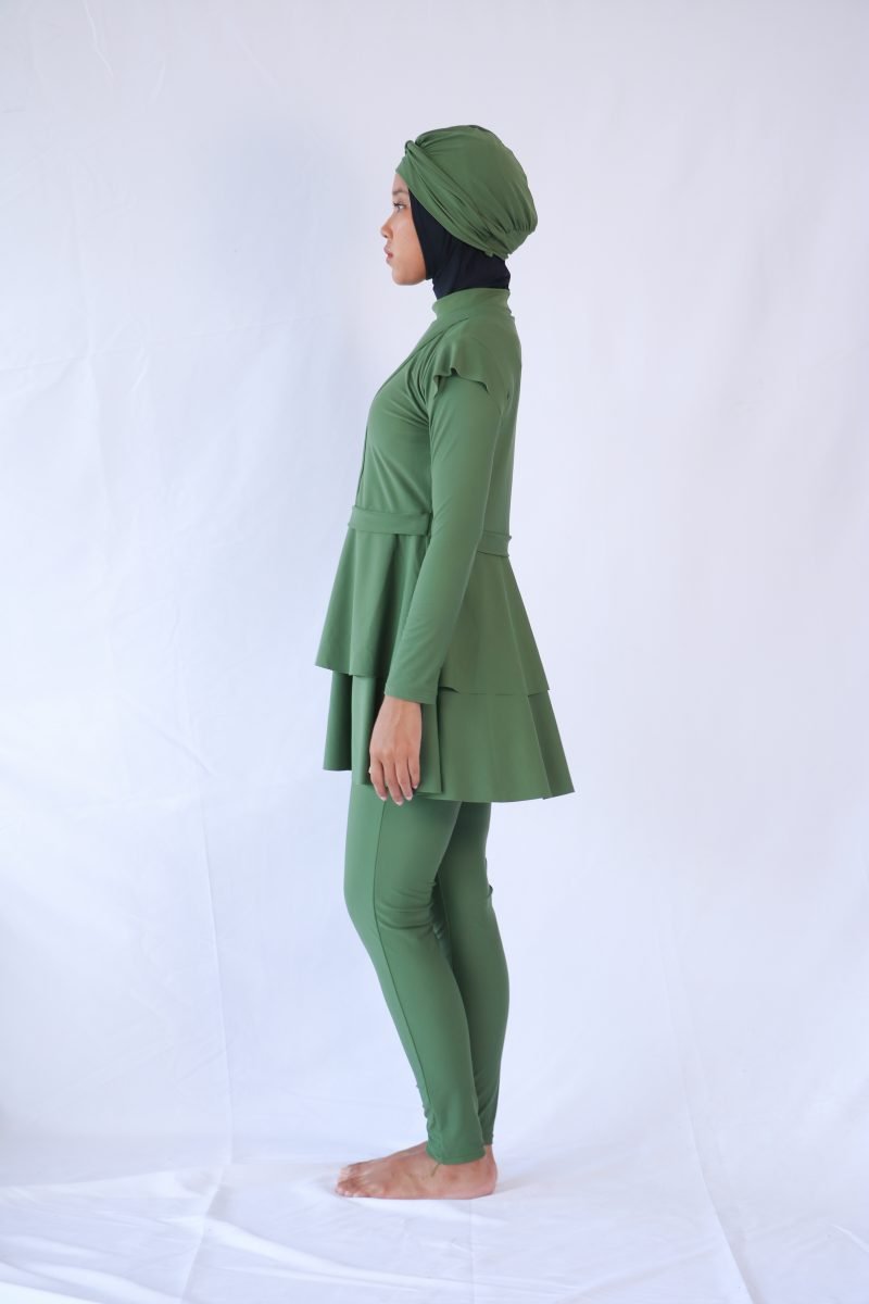 Modernly Modest Dayang Peplum Muslimah Swimwear Set suci cup