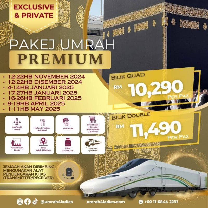 pakej khas umrah untuk wanita only